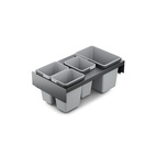 WASTE SORTING SYSTEM VIGO 80X45 DARK GREY 1/3