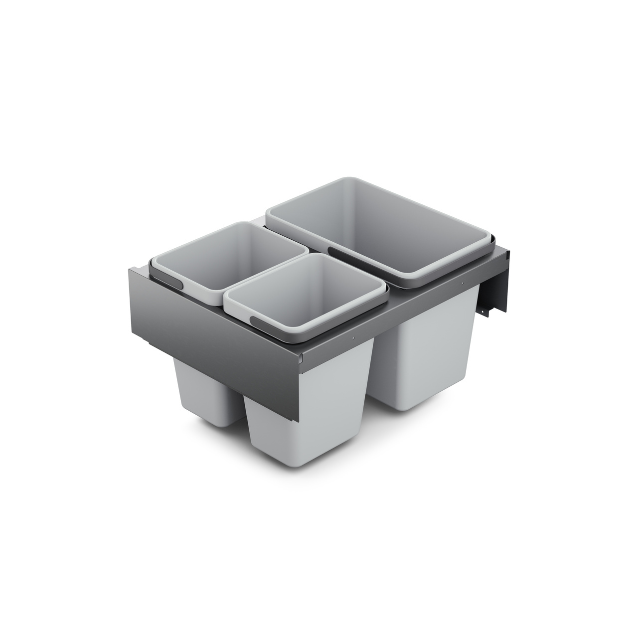 WASTE SORTING SYSTEM VIGO 60X45 DARK GREY 1/2