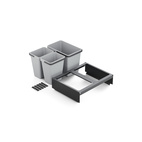 WASTE SORTING SYSTEM VIGO 60X45 DARK GREY 1/2