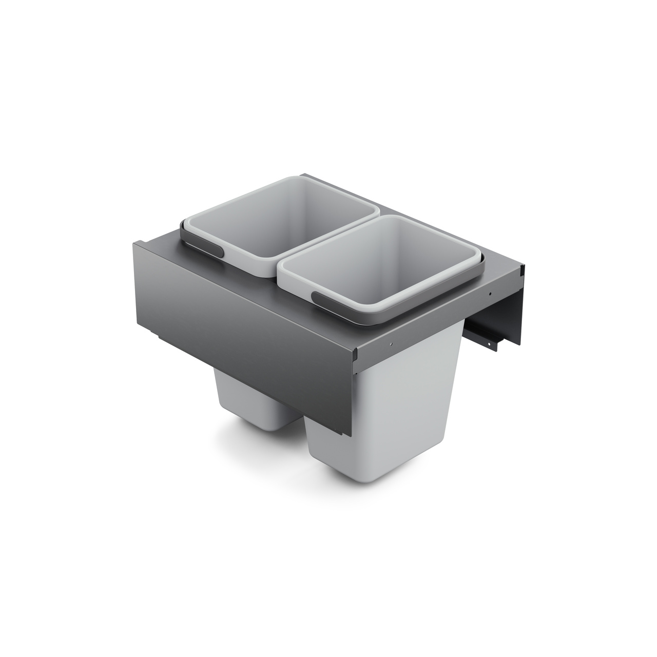 WASTE SORTING SYSTEM VIGO 40X45 DARK GREY 0/2
