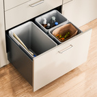 WASTE SORTING SYSTEM VIGO 60X45 DARK GREY 1/2