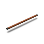 Wardrobe rod - leather